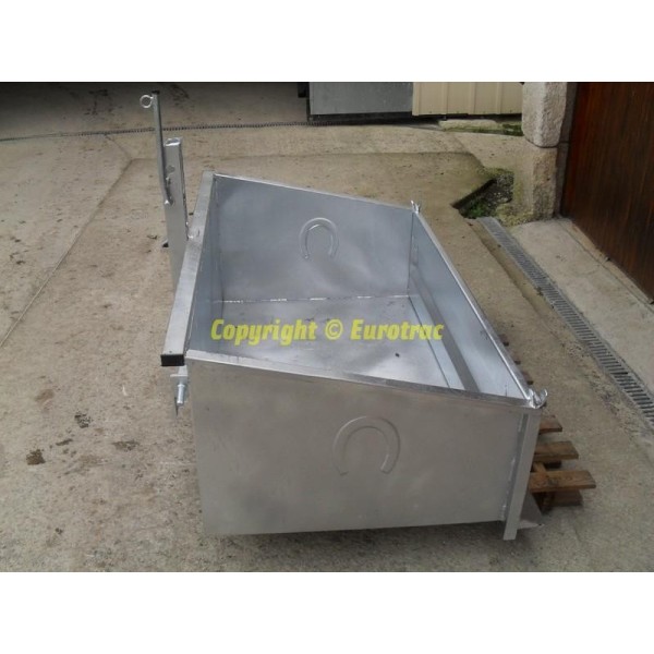 Bennette basculante galvanisée 160 cm