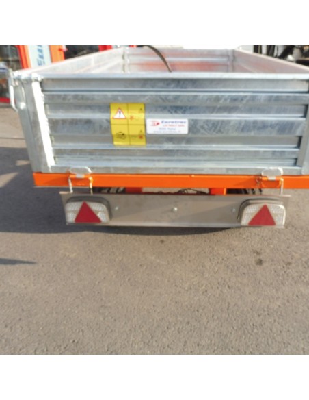 Remorque freinée 1,5 Tonne