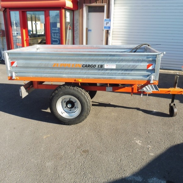 Remorque freinée 1,5 Tonne