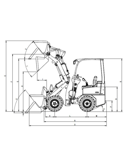 Chargeur articulé EUROTRAC W10