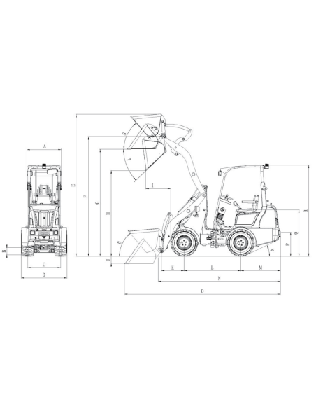 Chargeur articulé EUROTRAC W11