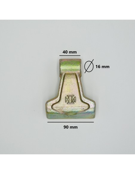 Lot de 5 marteaux pour Broyeurs DP / DPS / EFGC / EFGCH | Eurotrac